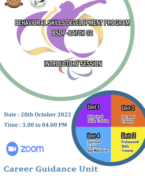 Behavioral Skills Development Program –  Introductory session